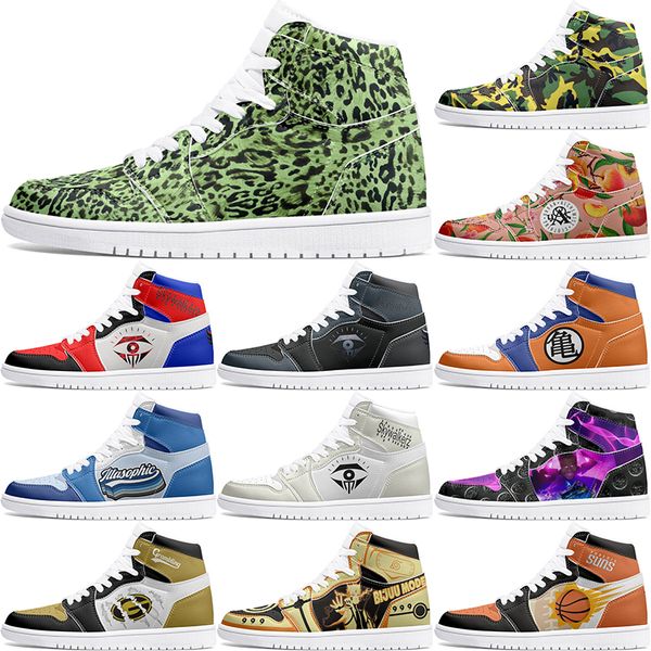 new Customized Shoes 1s DIY shoes Basketball Shoes male 1 female1 Anime Character Customized Personalized Trend Versatile Outdoor Shoes
