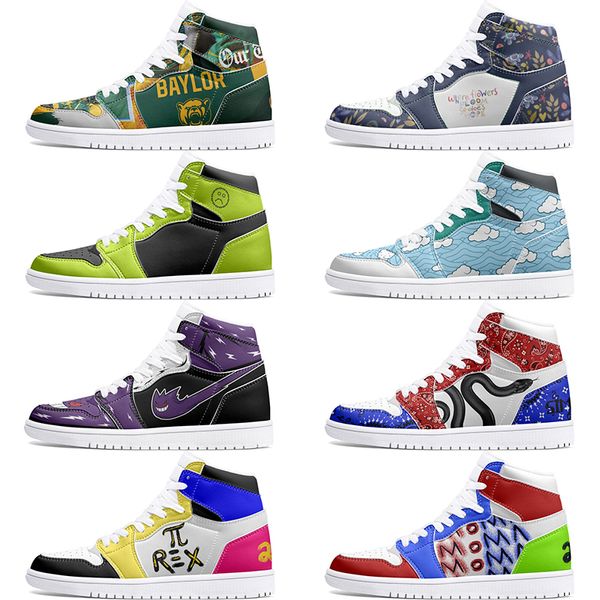 new winter Customized Shoes 1s DIY shoes Basketball Shoes damping males 1 female 1 Anime Customized Character Trend Versatile Outdoor Shoe