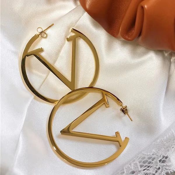 With Box Kids Accessories Dupe Designer Girls Jewelry Earstuds 18k Gold Plated Hoop Earrings Women Fashion Designer Earings Ladies Jewelry
