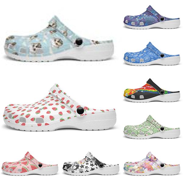 Customized clean exquisite fashionable precious beautiful Diy shoes for men and women's indoor slippers 104335