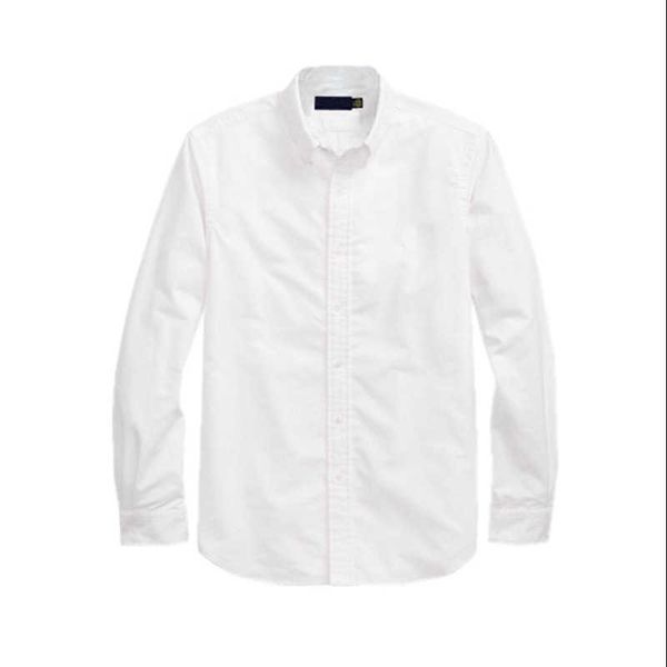 Men's Casual Shirts Mens Blouse Tops t Shirts Top Quality Designer Embroidery Long Sleeve Shirts Solid Color Slim Casual Business Clothing Dress Long-sleeved