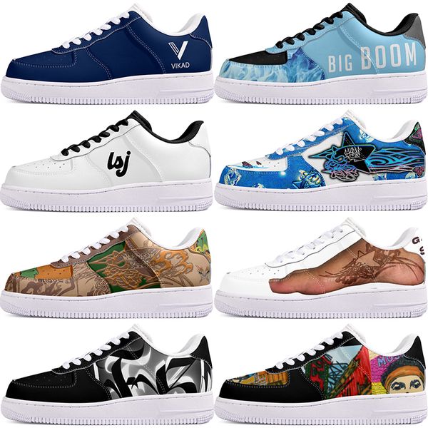 DIY shoes precious autumn mens Leisure shoes one for beautiful men women casualplatform sneakers Classic cartoon graffiti trainers comfortable sports 28716