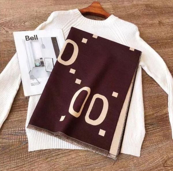 Cashmere Large Echarpe Fashion Women Letter Printed Scarf Soft Touch Warm Label Autu echarpe designer scarf