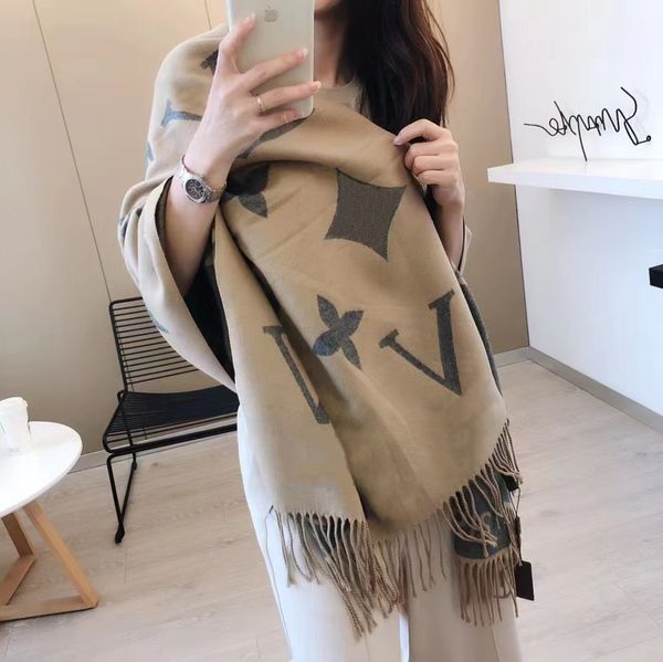 Hijab Scarf Echarpe 2022 Designer Cashmere Women New Fashion Autumn/winter Warm Shawl Scarf Hot scarf designers