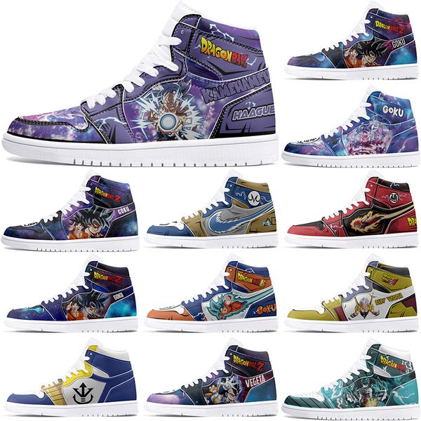 New Customized Shoes DIY Sports Basketball Shoes boys 1and girls1 Anime Character Customized Personalized Trend Versatile Outdoor Basketball Shoes 1s