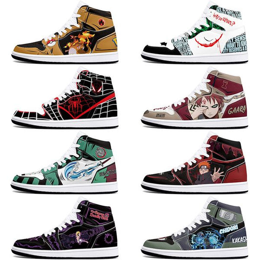 DIY classics customized shoes sports basketball shoes 1s men women antiskid anime fashion cool customized figure sneakers 36-48 357237