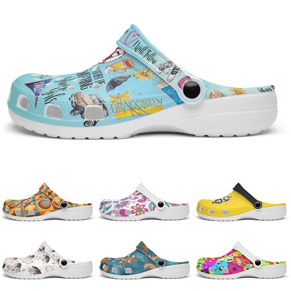 Customized Glossy lovely comfortable beautiful Diy shoes for men and women's indoor slippers 88826