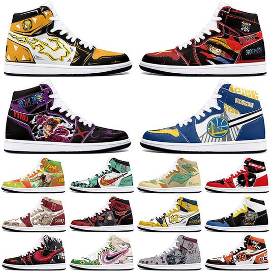 DIY classics new customized shoes sports outdoor basketball shoes 1s for men women antiskid anime Versatile fashionable figure sneakers 36-48 409882