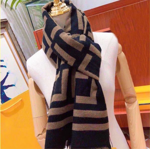 Echarpe Scarf Hijab Designer Scarf for Men Women Classic Letter Wool Shawls scarf designers