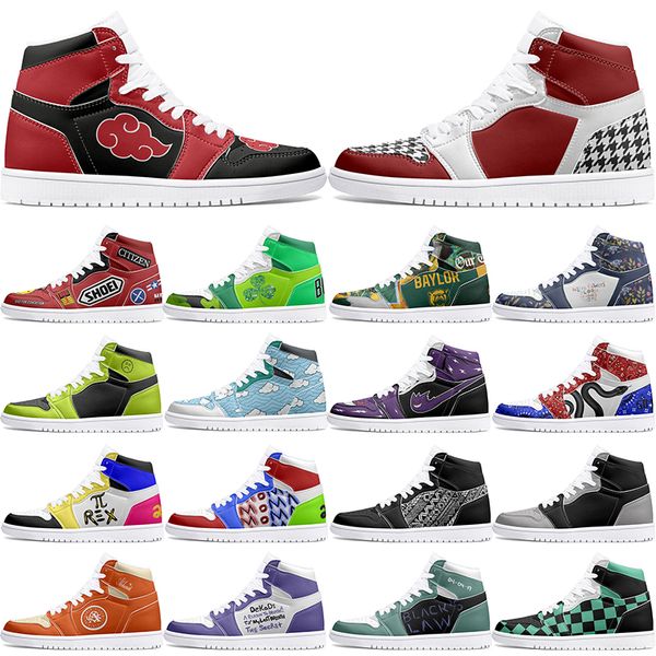 new Customized Shoes 1s DIY shoes Basketball Shoes males 1 Females 1 Hsome Anime Customized Character Sports Shoes Outdoor Shoes