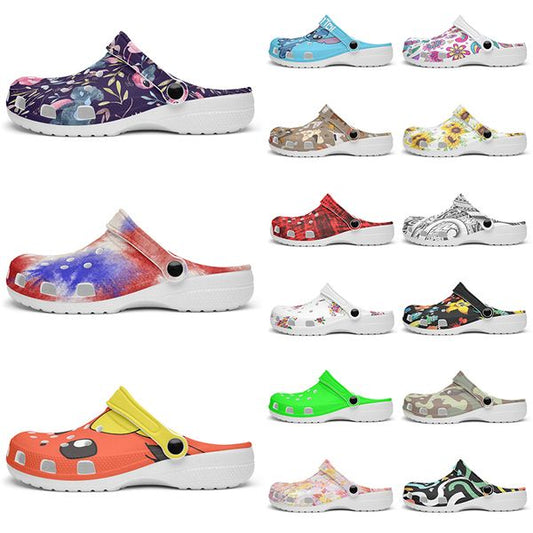 Customized big exquisite comfortable beautiful clean Diy shoes for men and women's indoor slippers 88008
