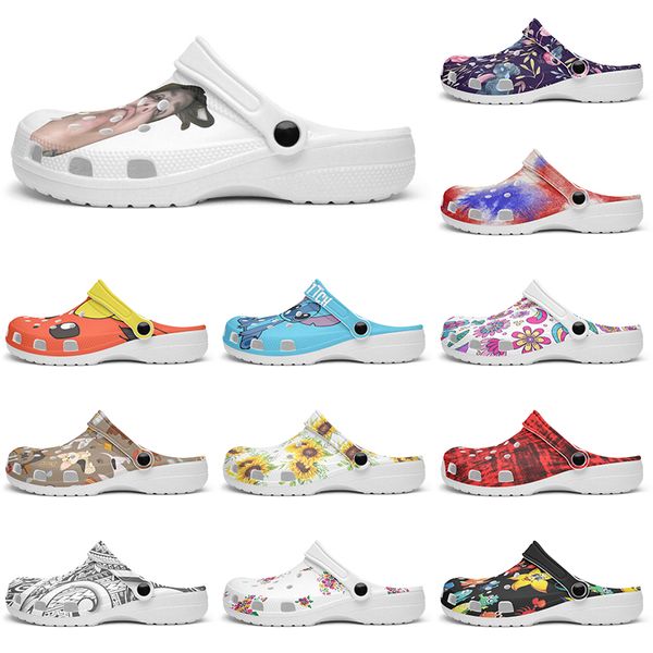 Customized precious lovely fashionable comfortable lovely Diy shoes for men and women's indoor slippers 84589