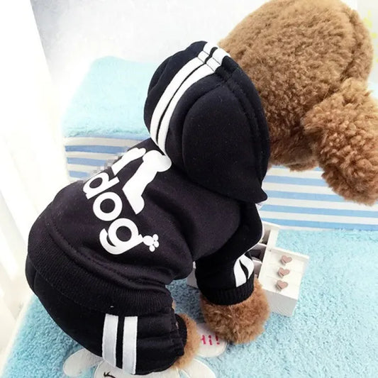 YUEXUAN Dog Clothes For Small Dogs Autumn Winter Warm Puppy Pet Cat Coat Jacket Sport Dog Jumpsuits Chihuahua French Bulldog Clothing Outfit