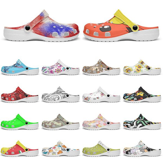 Customized clean exquisite fashionable precious beautiful Diy shoes for men and women's indoor slippers 84351