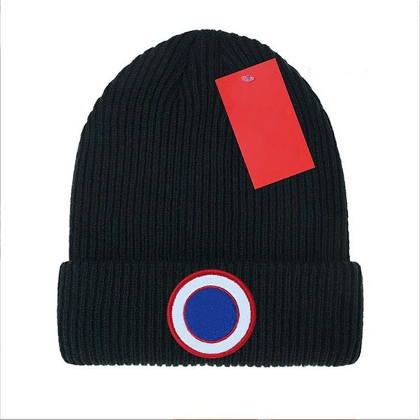 Beanie/skull Designer Caps Knitted Beanie Hat Ins Popular Canada Winter Hats Classic Letter Goose Print S