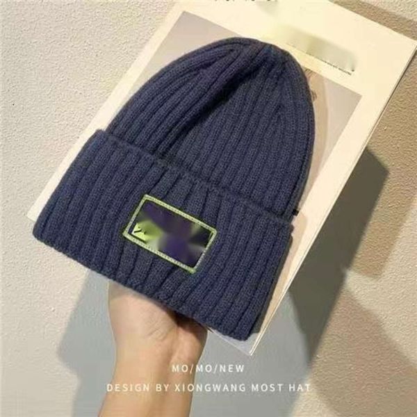 Beanie/skull Caps Ggdesigner Knitwear Temperament Versatile Beanie Knitted Warm Letter Design Hat Christmas Gift Very