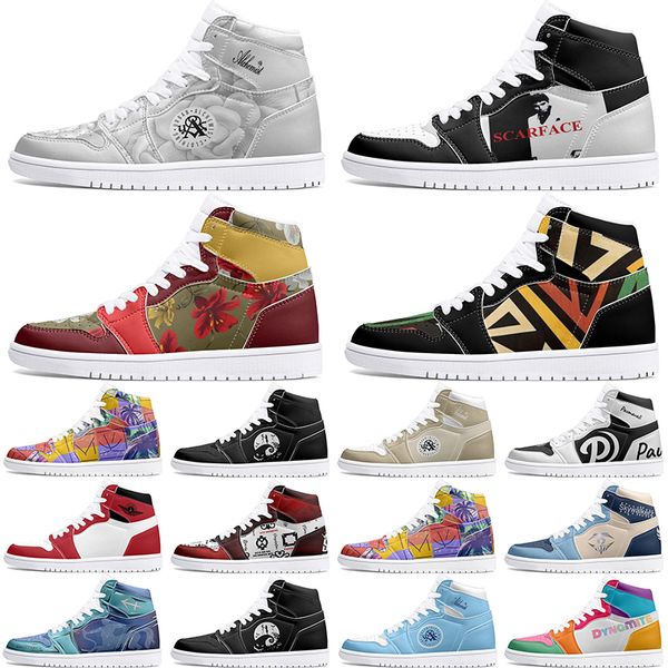 New Customized Shoes 1s winter DIY shoes Basketball Shoes males 1 females 1 Anime Customized Character Trend Versatile Outdoor Shoes