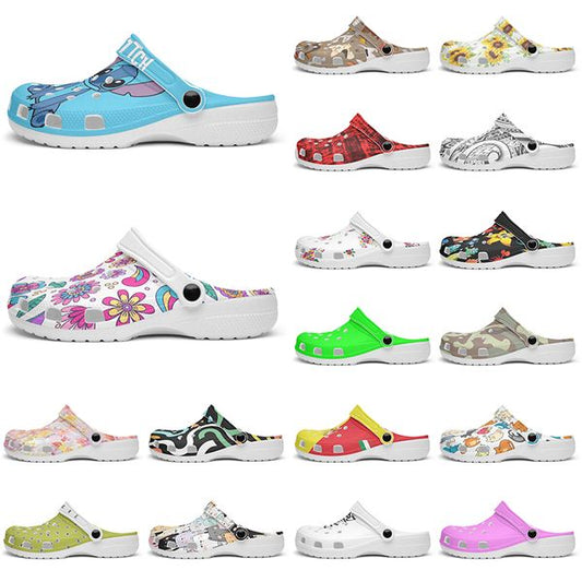Customized Glossy exquisite comfortable beautiful Diy shoes for men and women's indoor slippers 87999