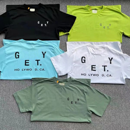 Mens Designer T Shirts Casual Tees Comfortable for Men and Women Letter Print 100% Cotton Galleryes T-shirts GD88547